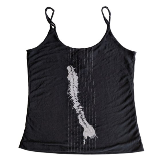 Kenneth Cole New York Black 100% Silk Tank Top - Size Medium - Picture 1 of 4